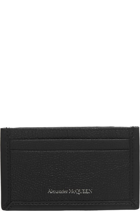 Alexander McQueen Wallet - Black/trasparent