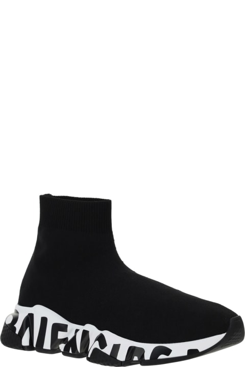 Balenciaga Speed Sneakers - White/l black