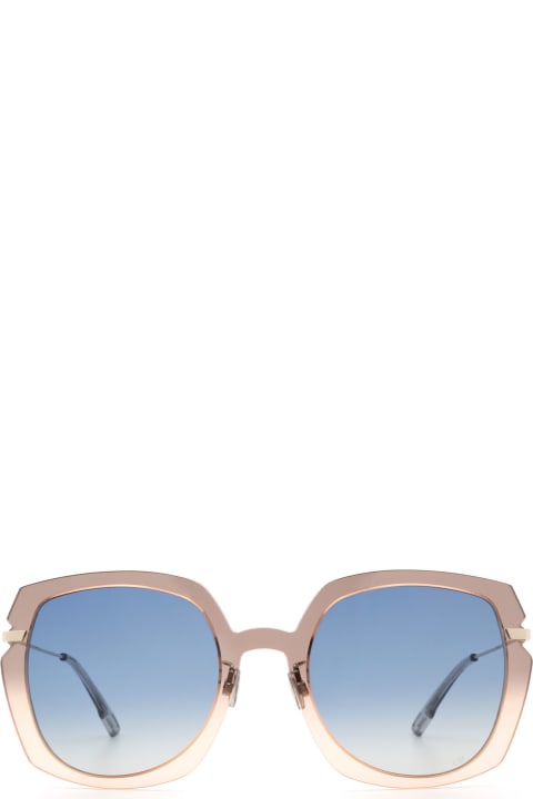 Dior Eyewear Diorattitude1 Grey Pink Sunglasses - J5G GOLD