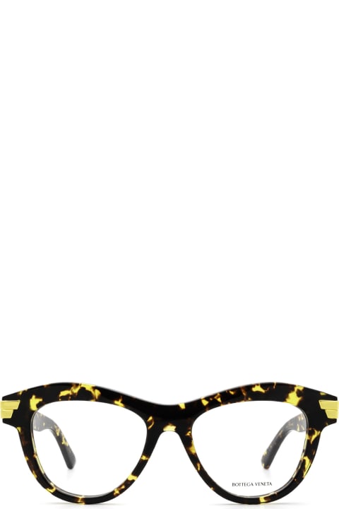 Bottega Veneta Eyewear Bv1105o Havana Glasses - Gold Gold Brown