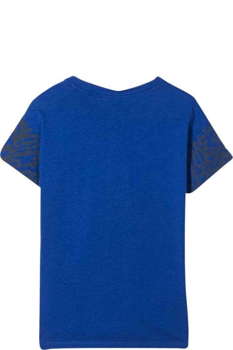 Blue T-shirt With Print