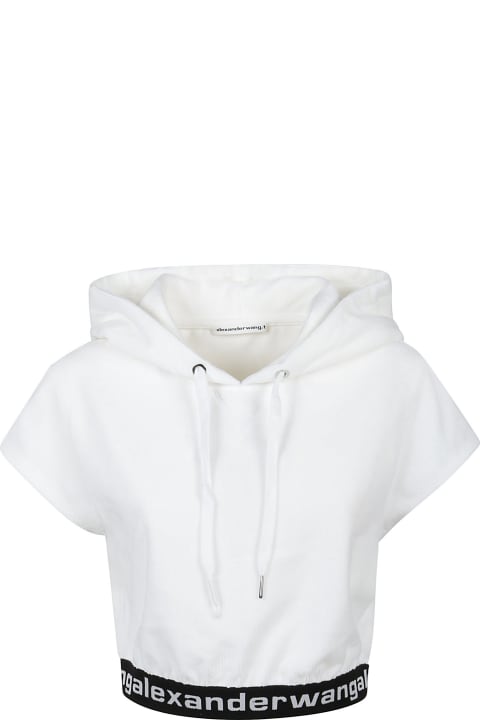 Stretch Corduroy Cap Sleeve Sweatshirt W/logo Elastic