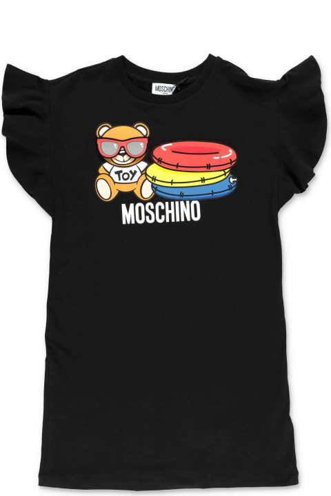 Moschino T shirt with macramé embroidery - Yellow