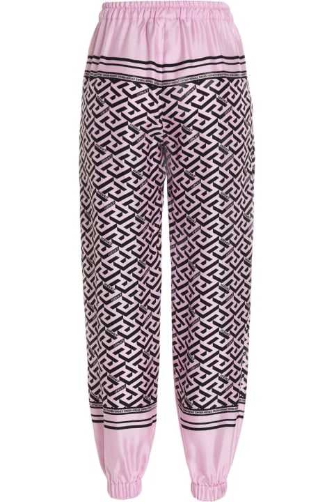 Versace 'monogram Foulard' Pants - Jacaranda