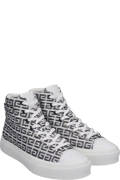 City Sneakers In Black Polyester