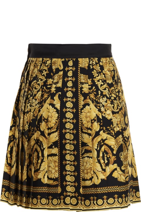 Versace Plissè Skirt - Multicolor