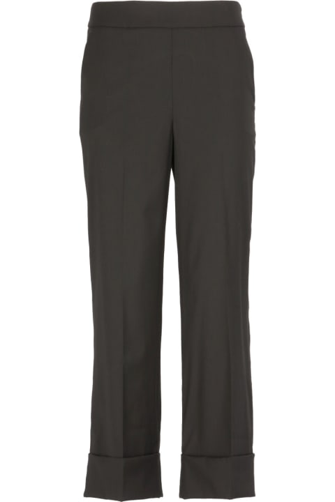 Virgin Wool And Viscose Trousers