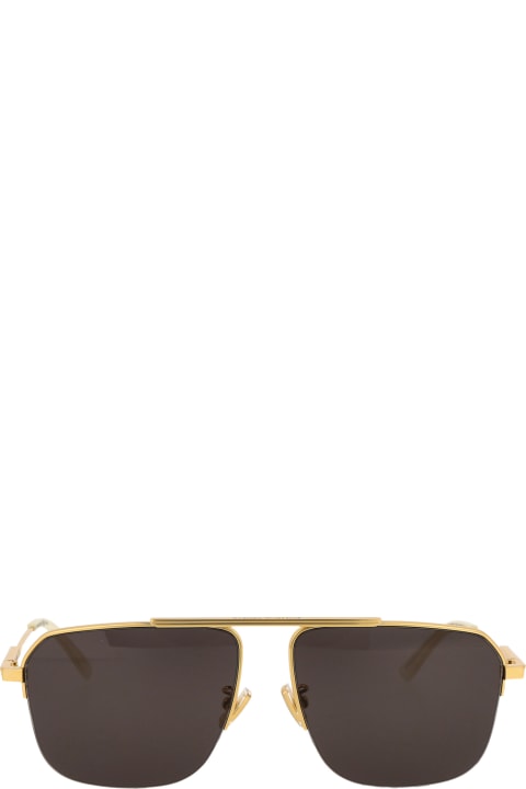 Bottega Veneta Eyewear Bv1149s Sunglasses - Black Black Grey