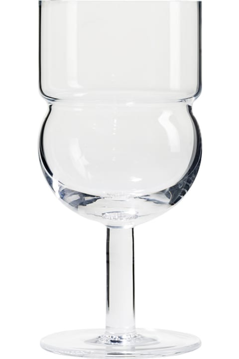 Sferico 1 Glass In Transparent Glass
