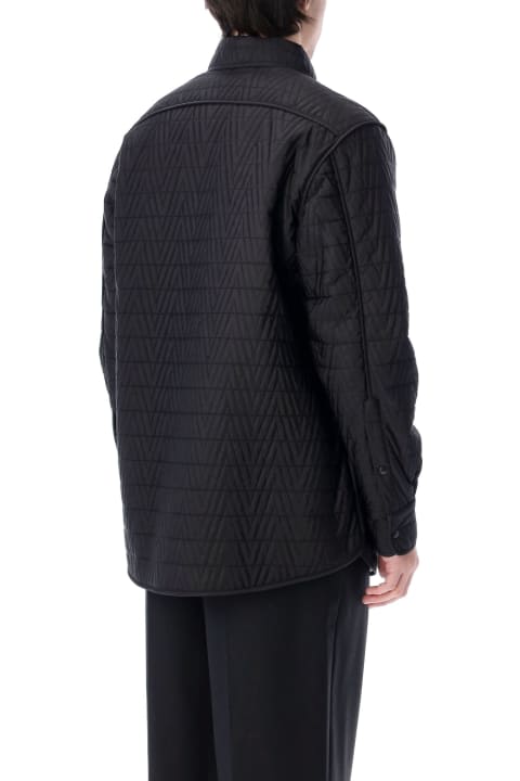 Valentino Rossi Quilted Overshirt - Water sky