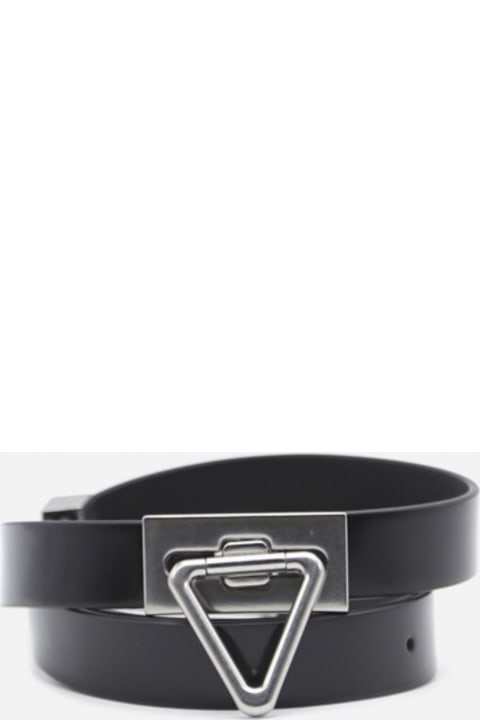 Point Lock Leather Belt