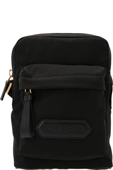 Tom Ford 'messenger Vertical Mini' Bag - Black