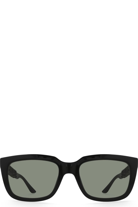 Balenciaga Eyewear Bb0108s Black Sunglasses - Green Green Grey