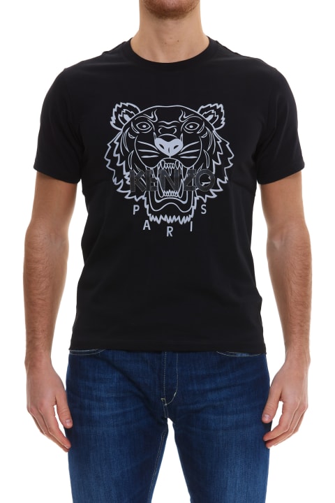 Kenzo Tiger Logo T-shirt - Black