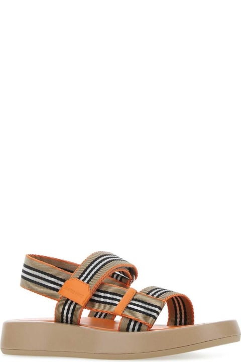 Icon Stripe Strapped Sandals
