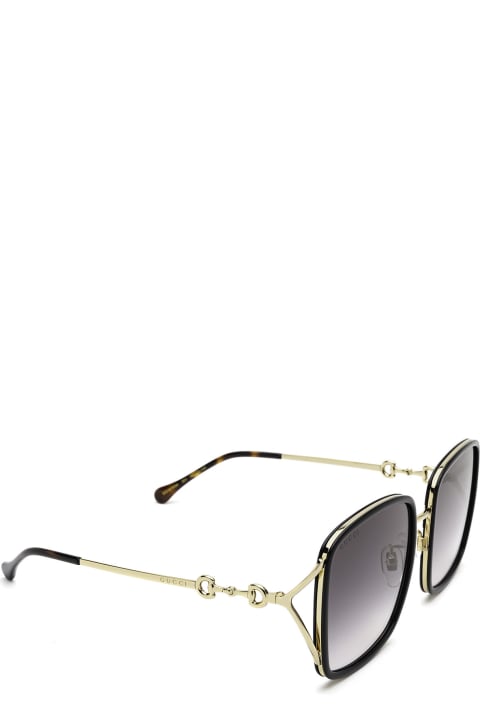 Gucci Eyewear Gg1016sk Black Sunglasses - Black Black Grey