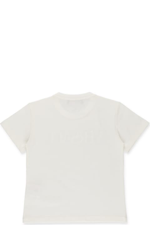 Versace Cotton T-shirt - Fucsia e Bianco