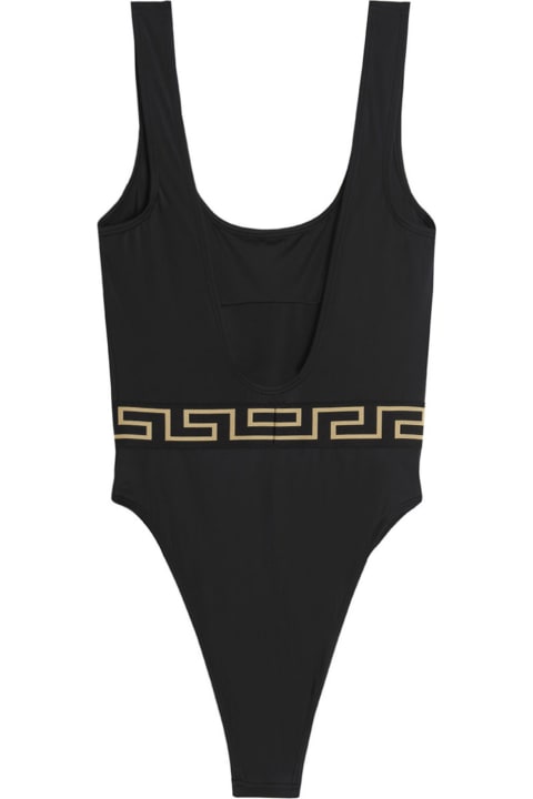 Versace 'greca E Medusa' Swimsuits - Nero bianco