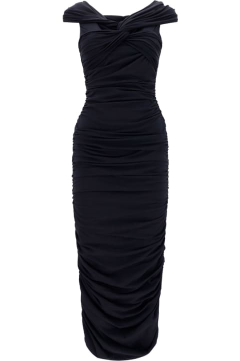 Khaite Spence Dress - BLACK (Black)