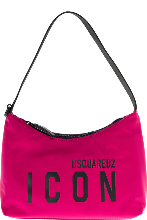 Mini Hobo Pink Nylon Handbag