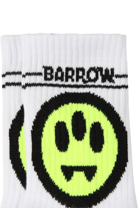 White Socks For Kids With Logo