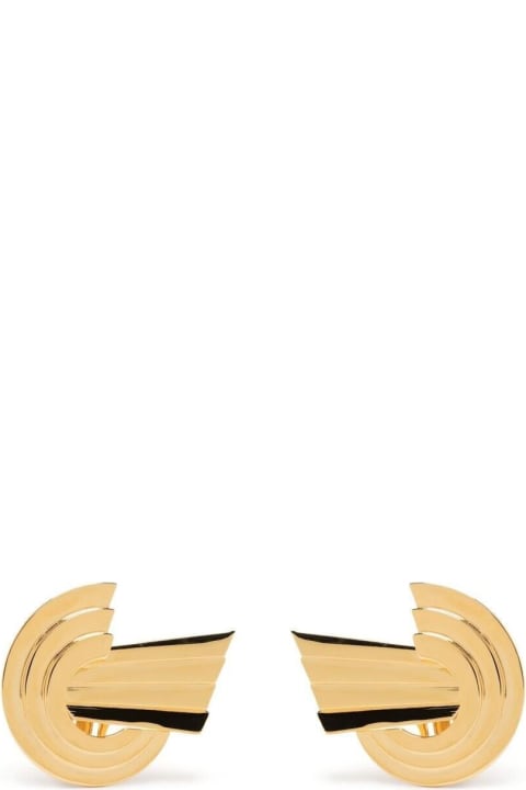 Meryl Golden Brass Earrings