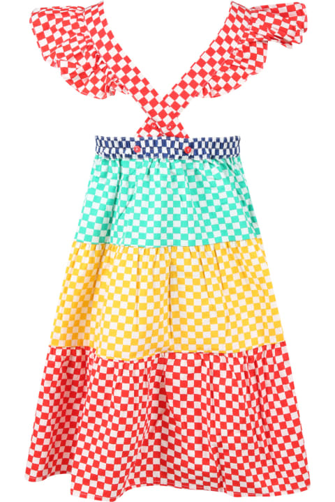 Stella McCartney Kids Multicolor Dress For Girl - Nero