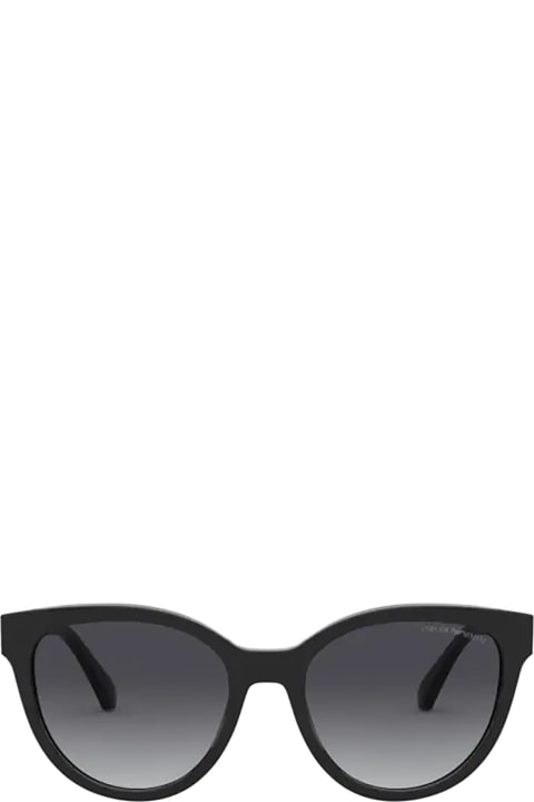 Emporio Armani Ea4140 Shiny Black Sunglasses - Blu