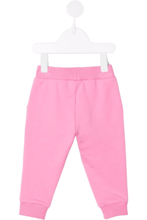 Chiara Ferragni Jogger Cf Mascotte In Felpa - Bianco+rosa