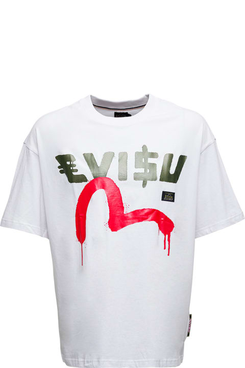 Evisu X Sfera Ebbasta Cotton T-shirt - Blu