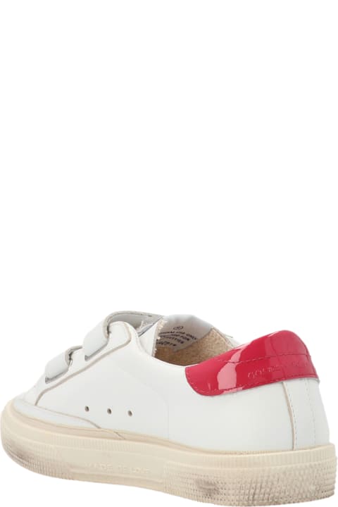 Golden Goose 'may School' Shoes - Bianco+rosso
