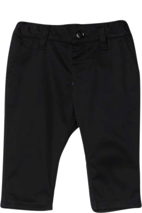 Emporio Armani Blue Navy Trousers Emporio Armani Shirt - Black