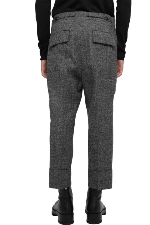 Sapio Grey 9 Trousers Men - Black