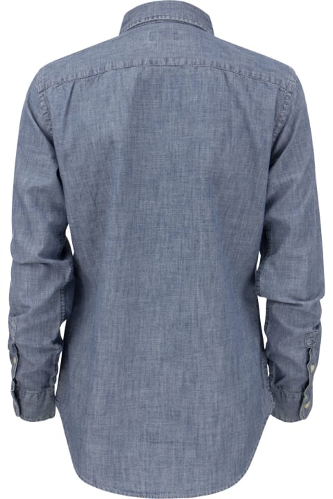 Ralph Lauren Cotton Chambray Shirt - Beige