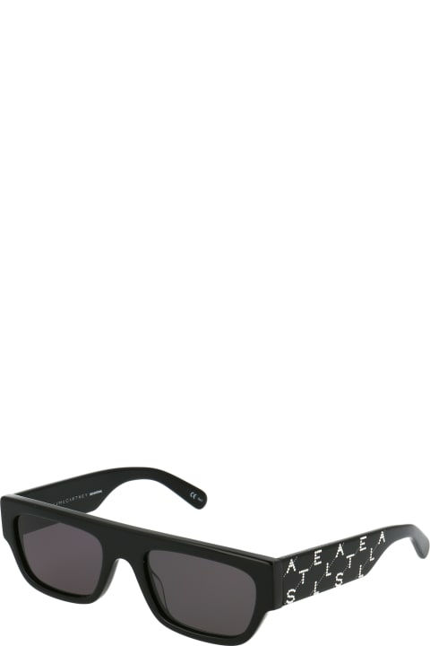 Stella McCartney Eyewear Sc0210s Sunglasses - Black Black Transpare