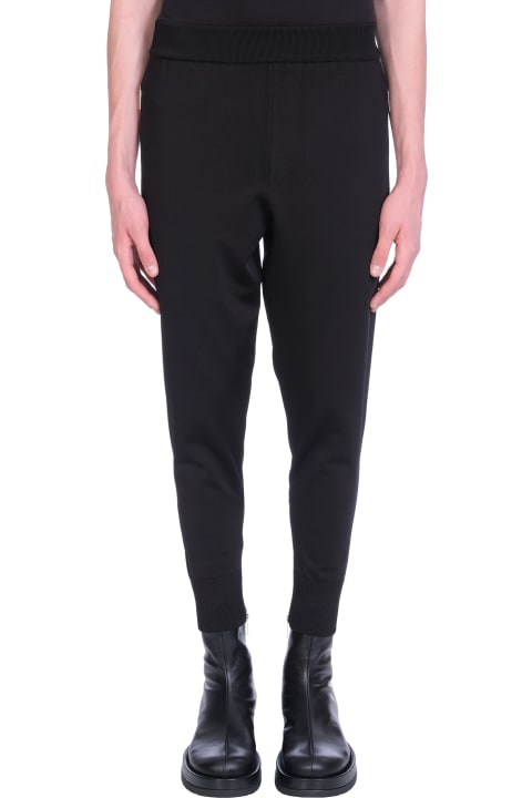 Sapio Pants In Black Wool - black