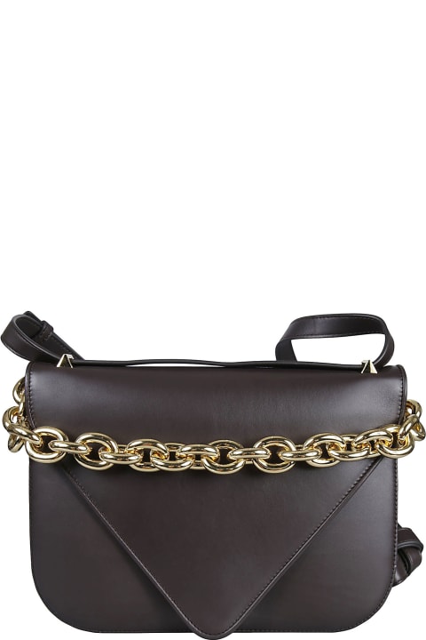 Flap Envelope Chain Detail Shoulder Bag