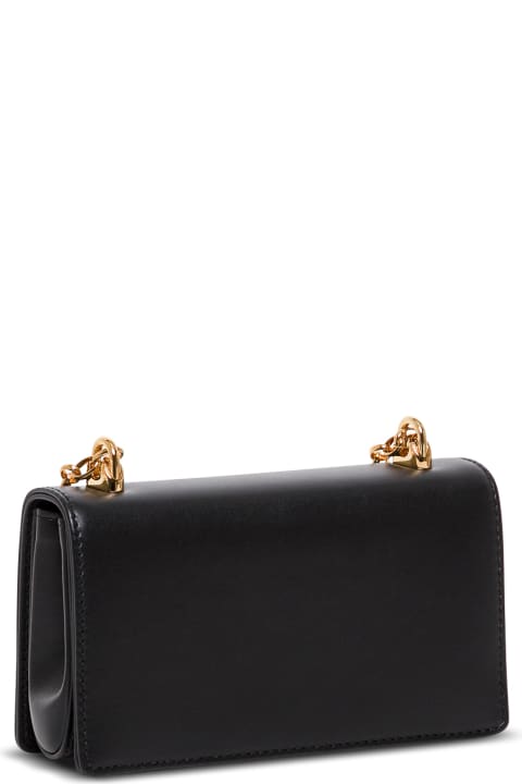 Dolce & Gabbana Dg Girls Black Leather Crossbody Bag - Nero