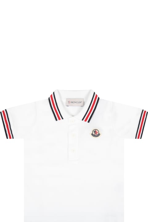 Moncler Multicolor Set For Baby Boy With Iconic Patch - Red