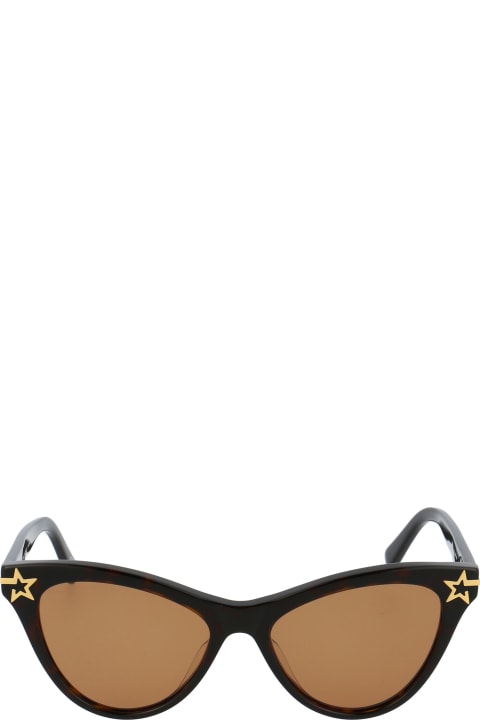 Stella McCartney Eyewear Sc0212s Sunglasses - 001 BLACK BLACK SMOKE