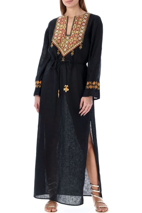 Embroidered Long Caftan