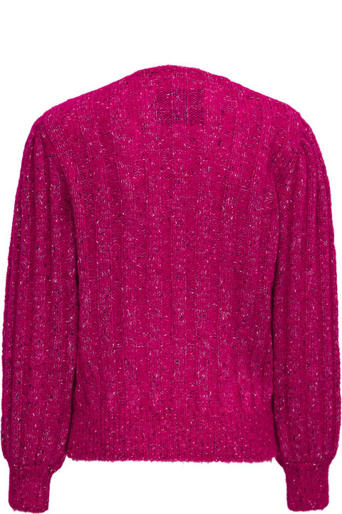 Andersson Bell Pink Kid Mohair Cardigan - RED