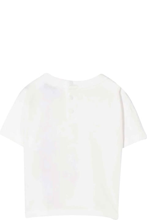 Emporio Armani Newborn White T-shirt - Black