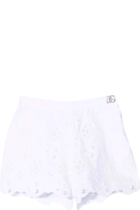 Dolce & Gabbana Floral Shorts - White