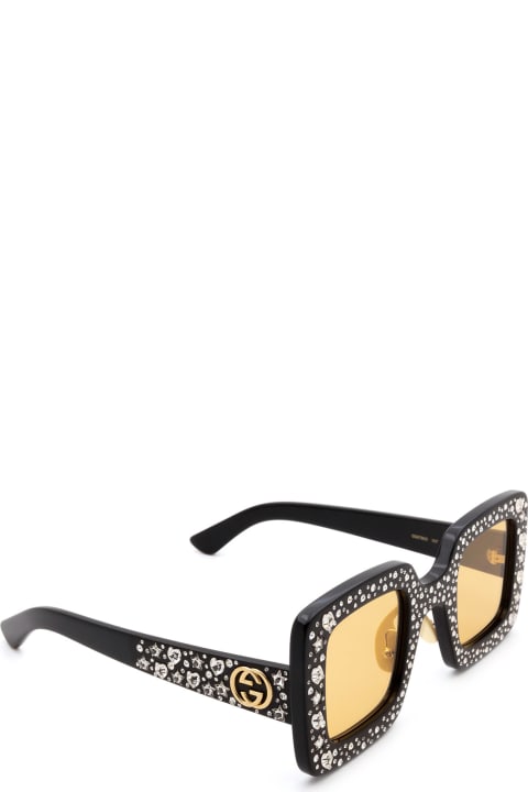 Gucci Eyewear Gg0780s Black Sunglasses - Black Black Grey