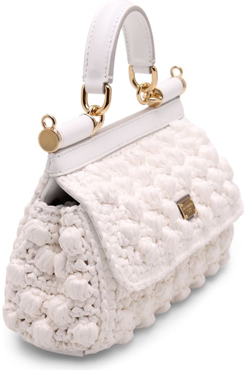 Dolce & Gabbana Crochet Work 'sicily' Tote Bag
