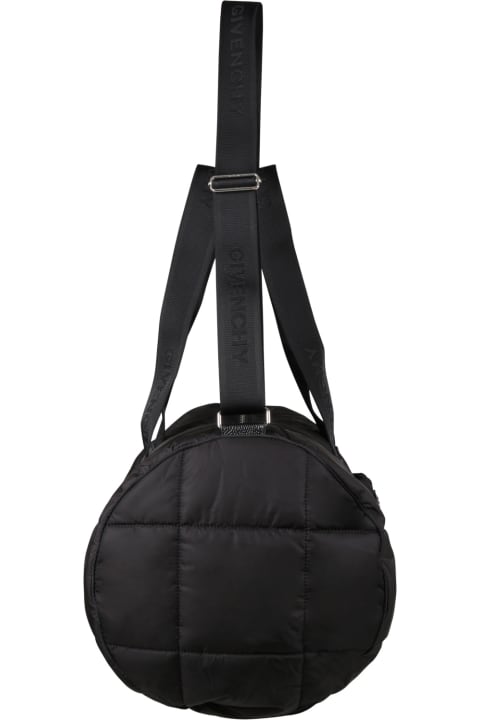 Black Changing-bag For Baby Kids With Logo