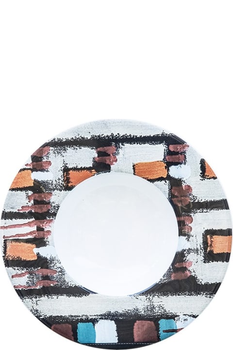 Plates Round Ceramic Colores 28 Cm