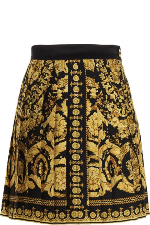 Versace Plissè Skirt - Multicolor
