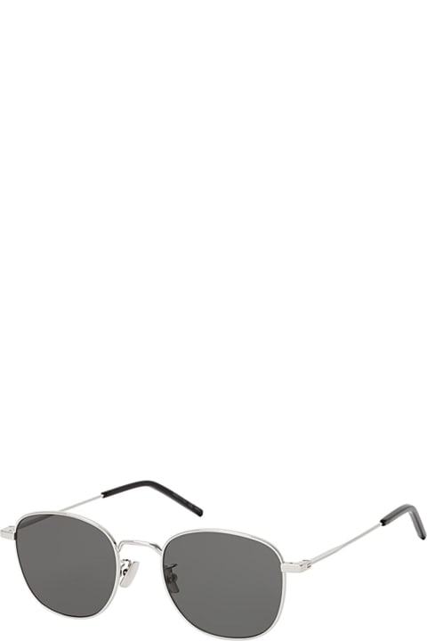 Saint Laurent Eyewear Sl 299 Silver Sunglasses - Black Black Black
